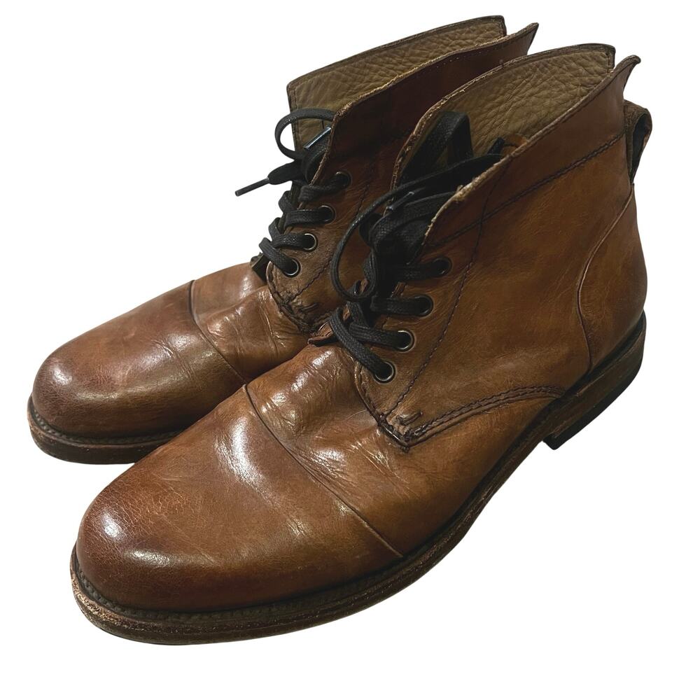 Sutro Footwear Alder Boot Men’s SZ 10M Hand Crafted Vibram Sole Brown Leather